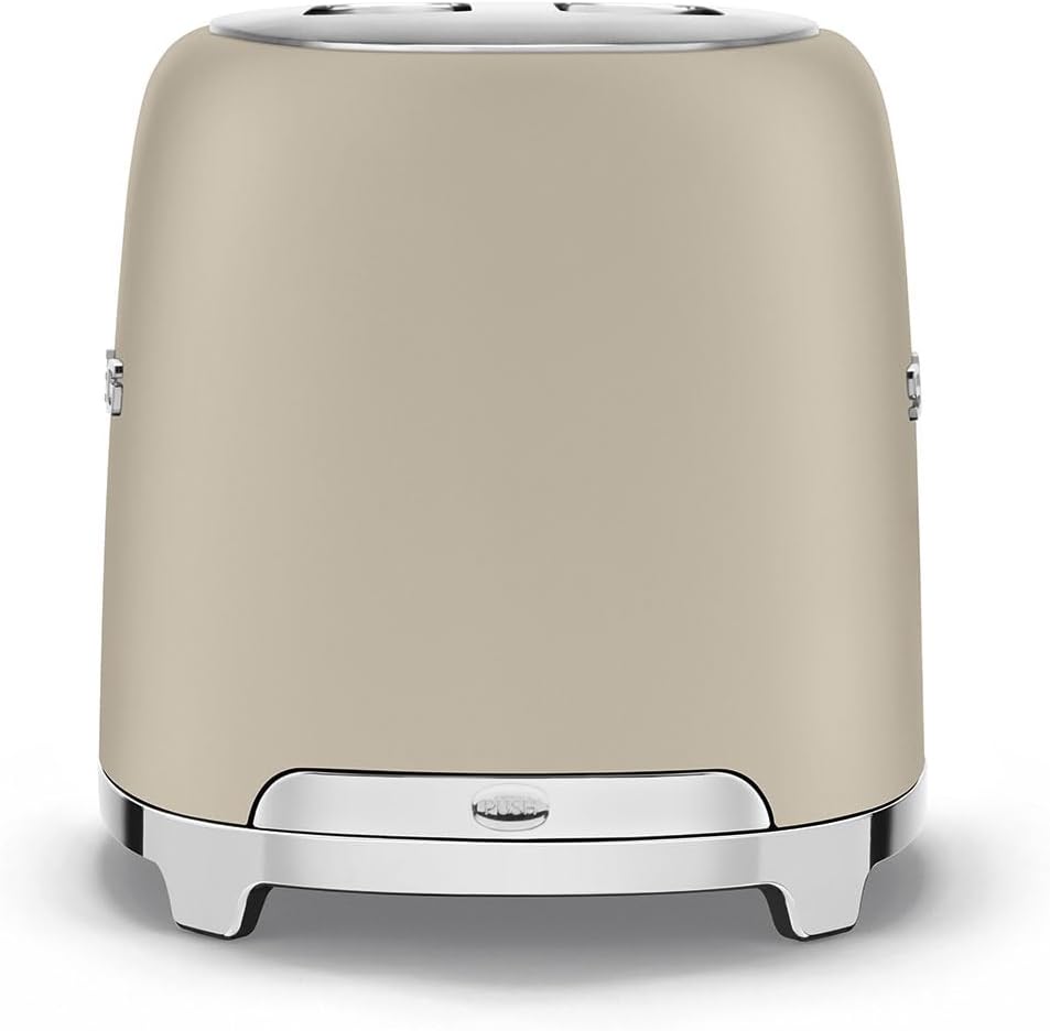 Smeg TSF01MLMEU Toaster 2 Scheiben, 6 Bräunungsstufen, Auftau-/Bagel-Funktion, 950W