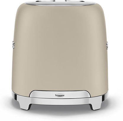 Smeg TSF01MLMEU Toaster 2 Scheiben, 6 Bräunungsstufen, Auftau-/Bagel-Funktion, 950W