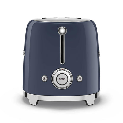 Smeg TSF01MLMEU Toaster 2 Scheiben, 6 Bräunungsstufen, Auftau-/Bagel-Funktion, 950W