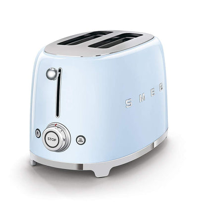 Smeg TSF01MLMEU Toaster 2 Scheiben, 6 Bräunungsstufen, Auftau-/Bagel-Funktion, 950W
