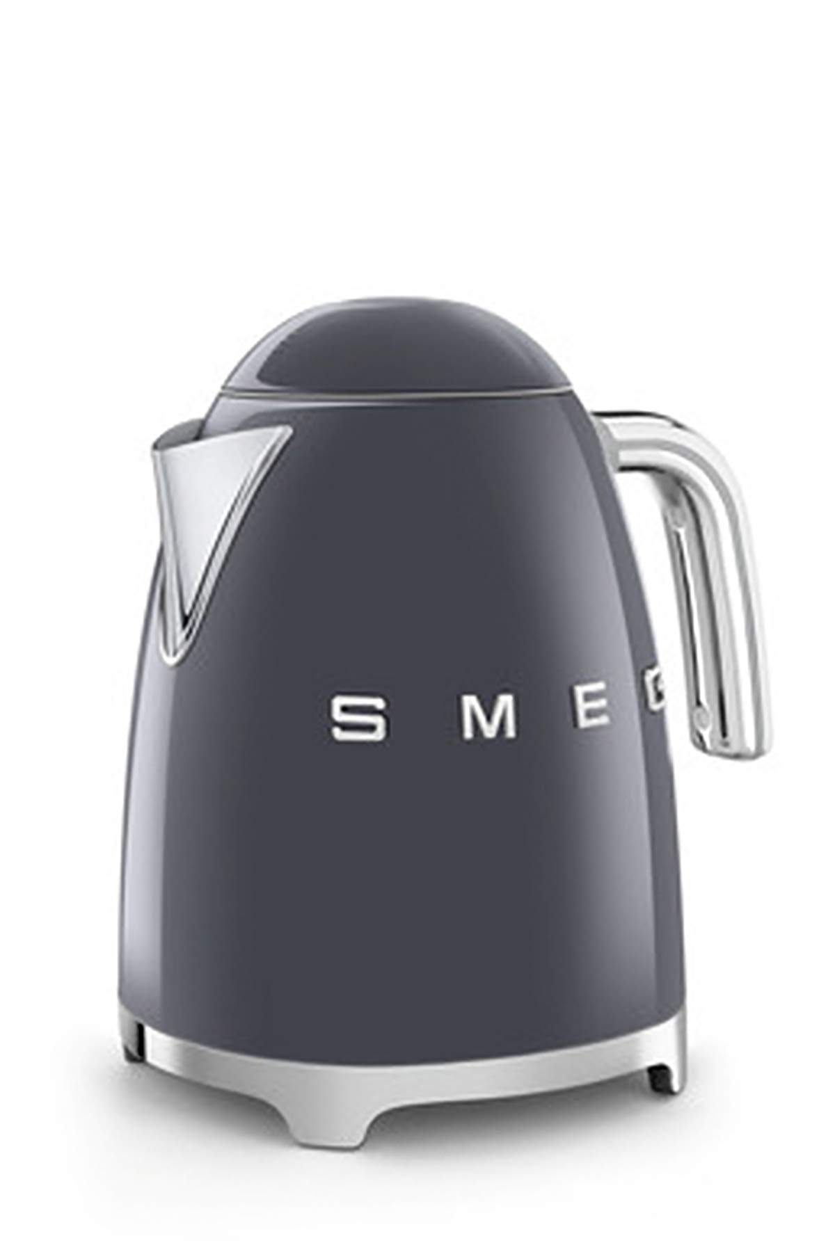 Smeg Wasserkocher 1,7L mit variabler Temperaturwahl 50-100°C, Edelstahl, Soft-Opening, Anti-Kalk-Filter
