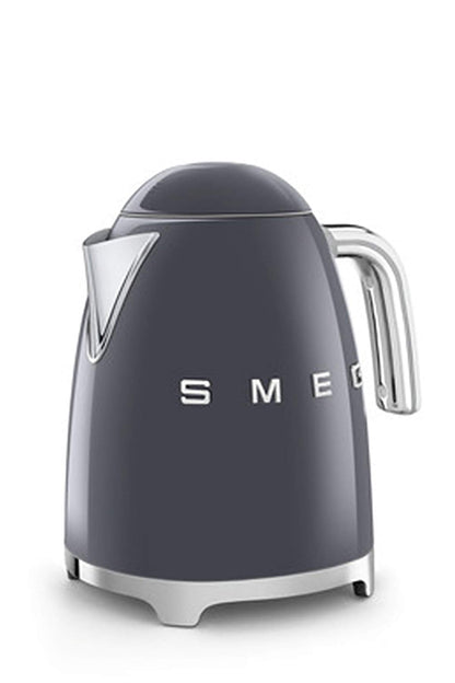 Smeg Wasserkocher 1,7L mit variabler Temperaturwahl 50-100°C, Edelstahl, Soft-Opening, Anti-Kalk-Filter