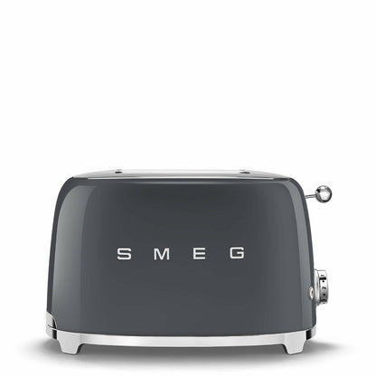 Smeg TSF01MLMEU Toaster 2 Scheiben, 6 Bräunungsstufen, Auftau-/Bagel-Funktion, 950W