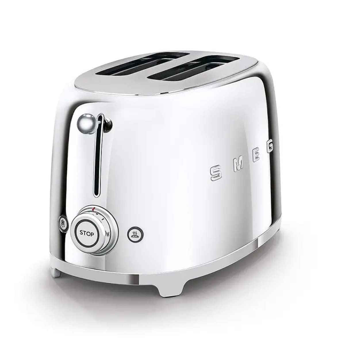 Smeg TSF01MLMEU Toaster 2 Scheiben, 6 Bräunungsstufen, Auftau-/Bagel-Funktion, 950W
