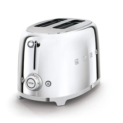 Smeg TSF01MLMEU Toaster 2 Scheiben, 6 Bräunungsstufen, Auftau-/Bagel-Funktion, 950W