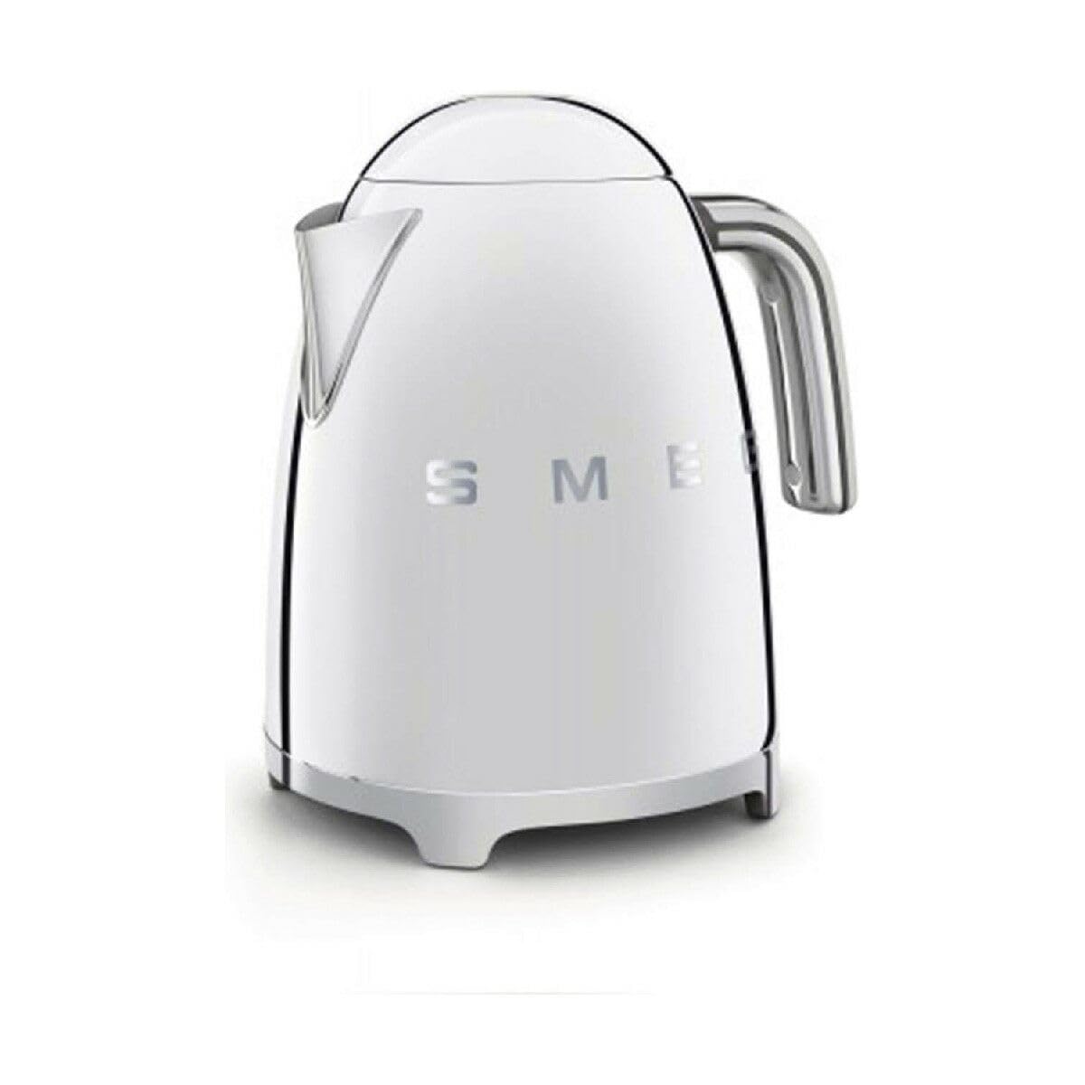 Smeg Wasserkocher 1,7L mit variabler Temperaturwahl 50-100°C, Edelstahl, Soft-Opening, Anti-Kalk-Filter
