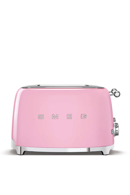 Smeg TSF03CREU Toaster 4 Scheiben, 6 Bräunungsstufen, Auftau- & Bagel-Funktion, 2000W, Creme
