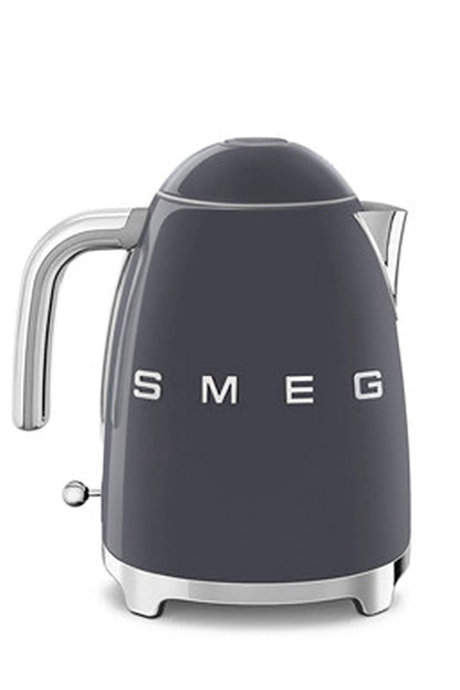Smeg Wasserkocher 1,7L mit variabler Temperaturwahl 50-100°C, Edelstahl, Soft-Opening, Anti-Kalk-Filter