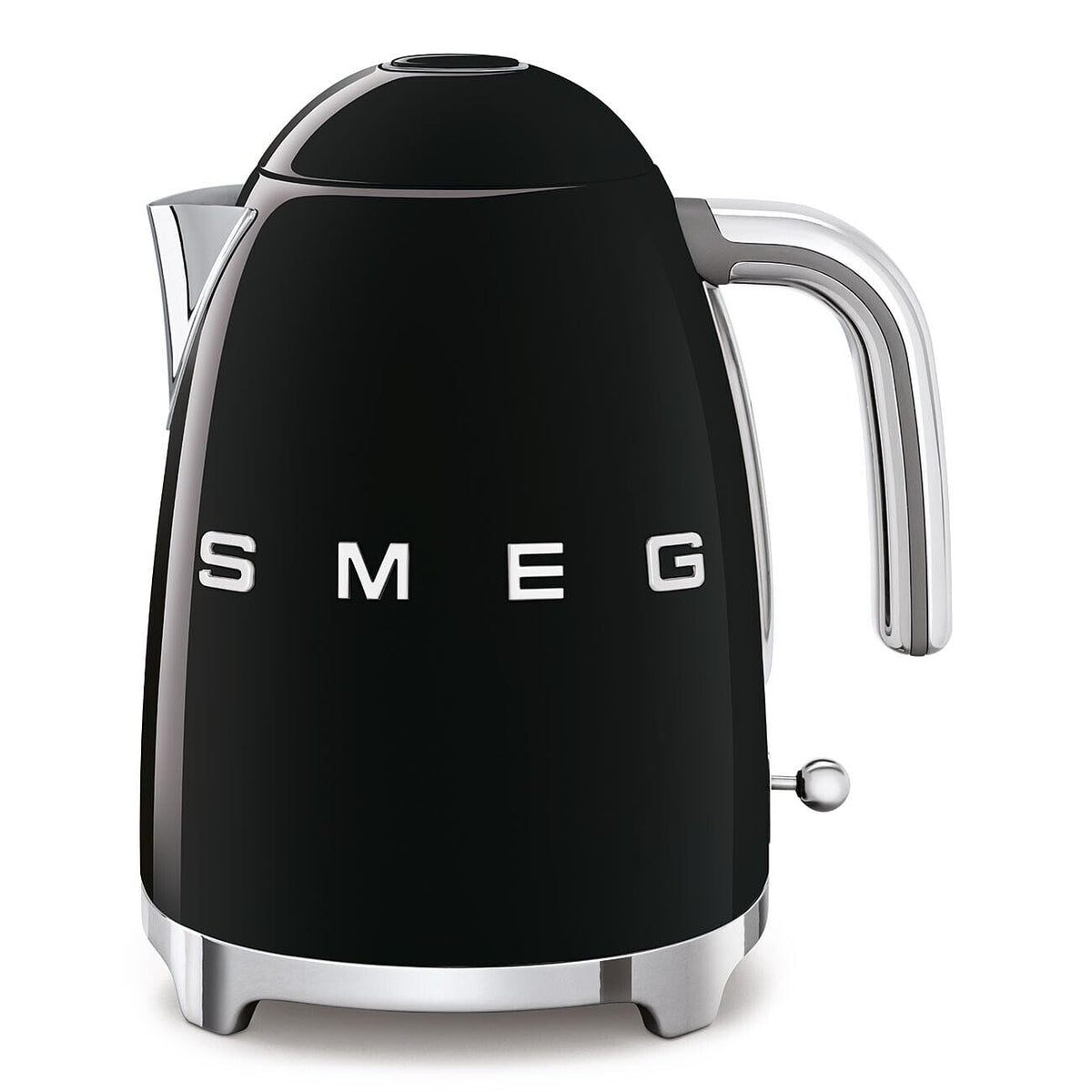 Smeg Wasserkocher 1,7L mit variabler Temperaturwahl 50-100°C, Edelstahl, Soft-Opening, Anti-Kalk-Filter