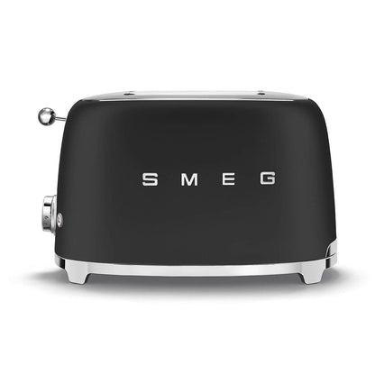 Smeg TSF01MLMEU Toaster 2 Scheiben, 6 Bräunungsstufen, Auftau-/Bagel-Funktion, 950W