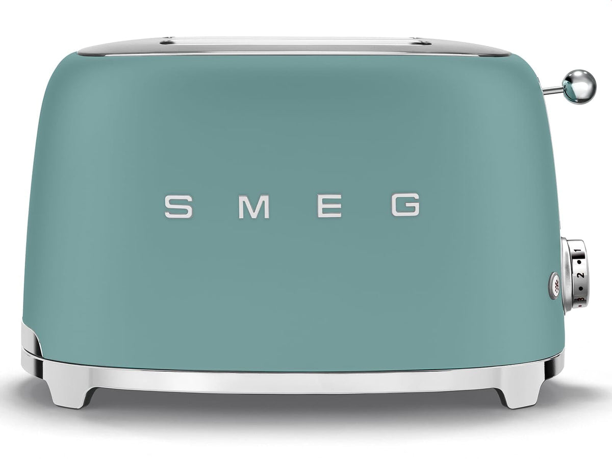 Smeg TSF01MLMEU Toaster 2 Scheiben, 6 Bräunungsstufen, Auftau-/Bagel-Funktion, 950W