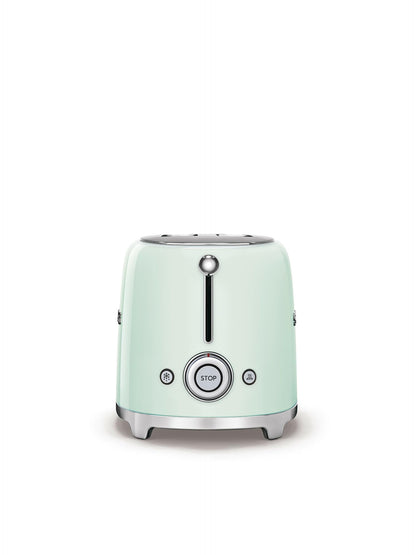 Smeg TSF01MLMEU Toaster 2 Scheiben, 6 Bräunungsstufen, Auftau-/Bagel-Funktion, 950W