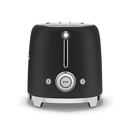 Smeg TSF01MLMEU Toaster 2 Scheiben, 6 Bräunungsstufen, Auftau-/Bagel-Funktion, 950W