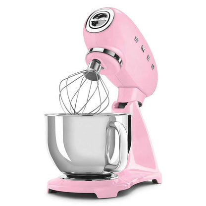 Smeg SMF03CREU Küchenmaschine 800W, Planetenrührwerk, 10 Geschwindigkeitsstufen, 4,8L Edelstahlschüssel