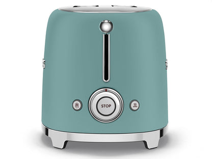 Smeg TSF01MLMEU Toaster 2 Scheiben, 6 Bräunungsstufen, Auftau-/Bagel-Funktion, 950W