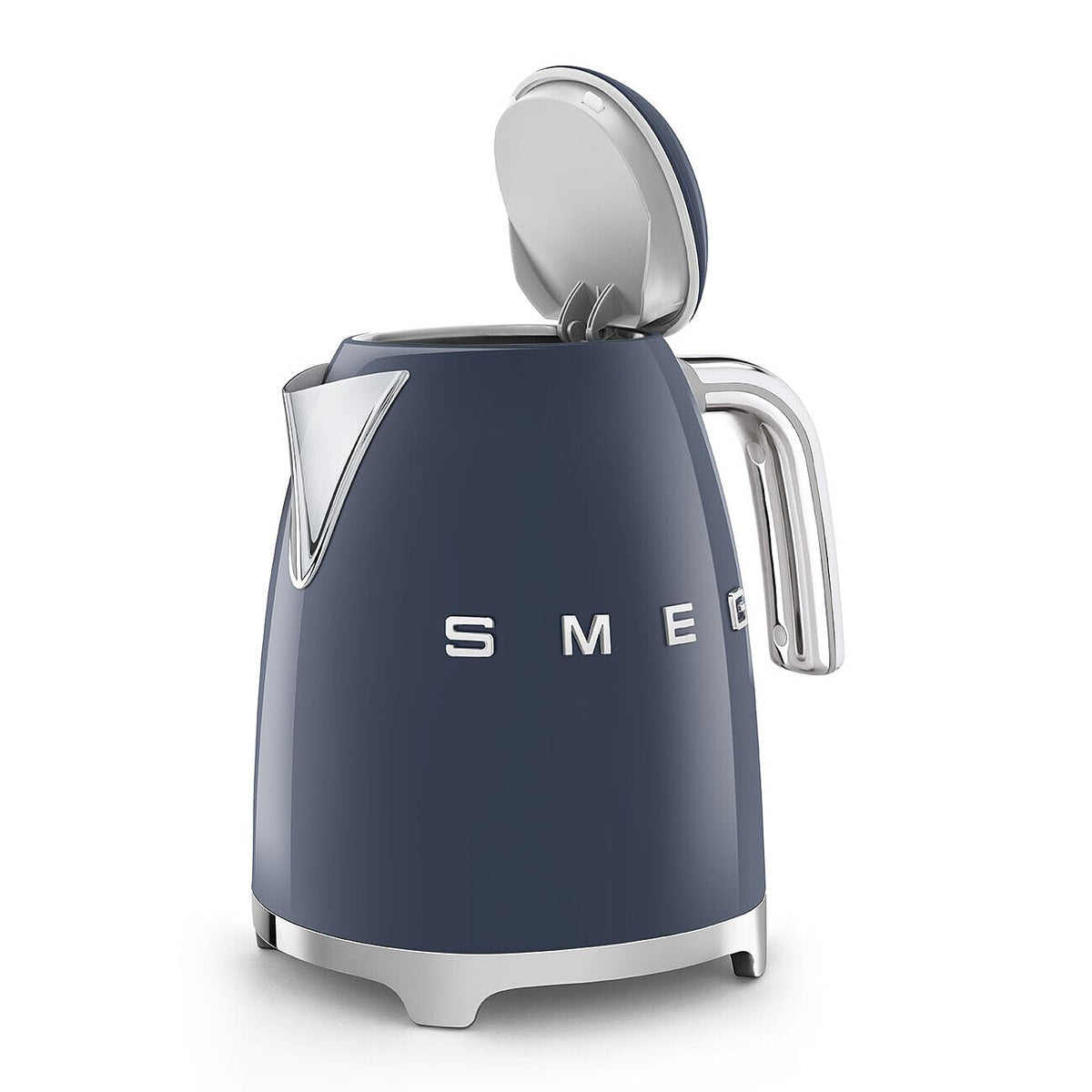 Smeg Wasserkocher 1,7L mit variabler Temperaturwahl 50-100°C, Edelstahl, Soft-Opening, Anti-Kalk-Filter