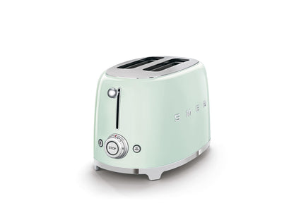 Smeg TSF01MLMEU Toaster 2 Scheiben, 6 Bräunungsstufen, Auftau-/Bagel-Funktion, 950W