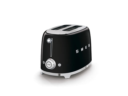 Smeg TSF01MLMEU Toaster 2 Scheiben, 6 Bräunungsstufen, Auftau-/Bagel-Funktion, 950W