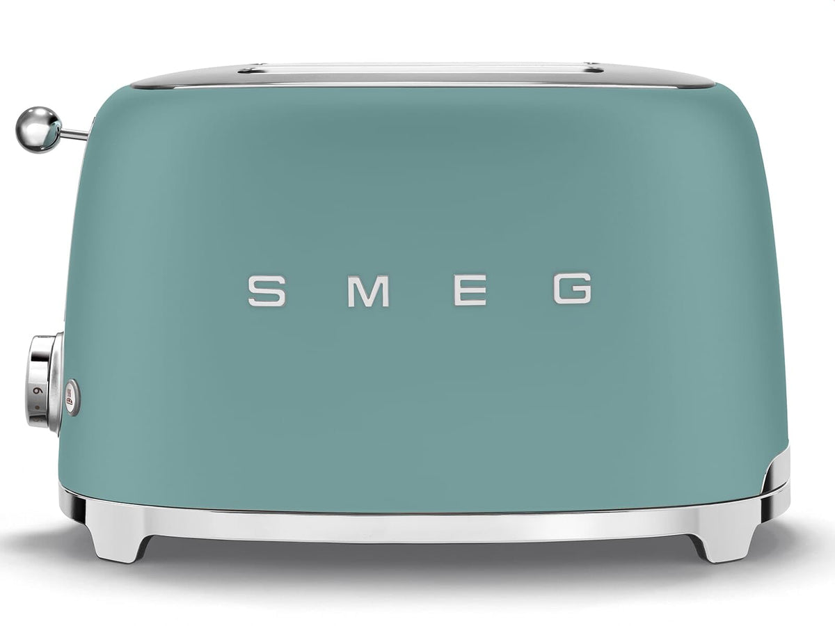Smeg TSF01MLMEU Toaster 2 Scheiben, 6 Bräunungsstufen, Auftau-/Bagel-Funktion, 950W