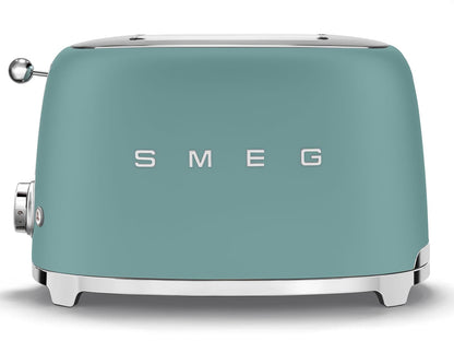 Smeg TSF01MLMEU Toaster 2 Scheiben, 6 Bräunungsstufen, Auftau-/Bagel-Funktion, 950W