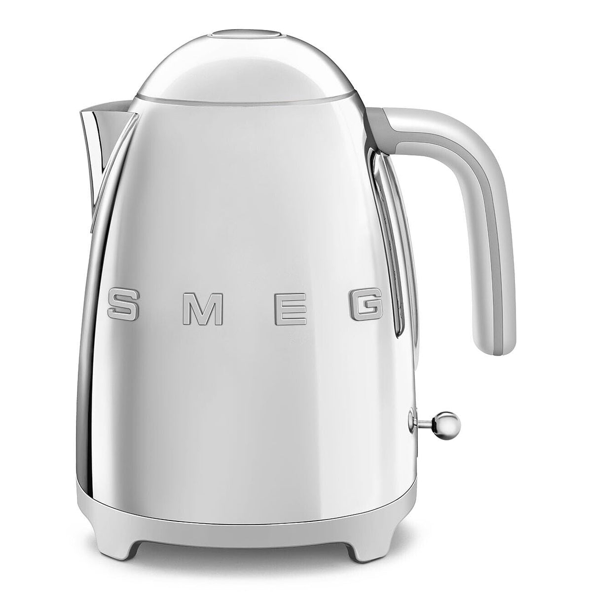 Smeg Wasserkocher 1,7L mit variabler Temperaturwahl 50-100°C, Edelstahl, Soft-Opening, Anti-Kalk-Filter