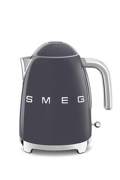 Smeg Wasserkocher 1,7L mit variabler Temperaturwahl 50-100°C, Edelstahl, Soft-Opening, Anti-Kalk-Filter