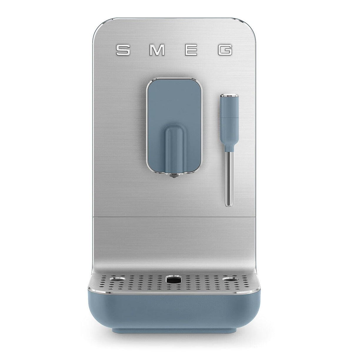 Smeg BCC12BLMEU Espressomaschine mit Kaffeemühle, Thermoblock-System, Milchaufschäumer, 1,4L Tank