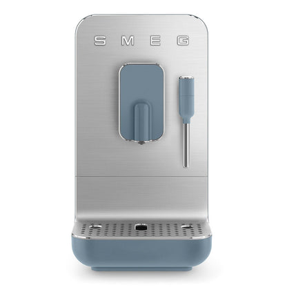 Smeg BCC12BLMEU Espressomaschine mit Kaffeemühle, Thermoblock-System, Milchaufschäumer, 1,4L Tank