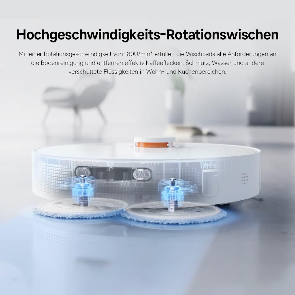 XIAOMI H50 Pro Saugroboter mit Wischfunktion, 15.000 Pa, ausfahrbarer Arm