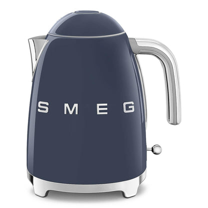 Smeg Wasserkocher 1,7L mit variabler Temperaturwahl 50-100°C, Edelstahl, Soft-Opening, Anti-Kalk-Filter