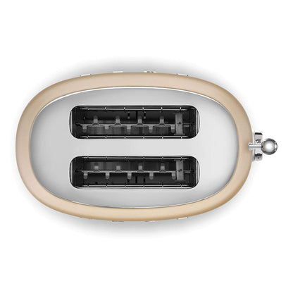 Smeg TSF01MLMEU Toaster 2 Scheiben, 6 Bräunungsstufen, Auftau-/Bagel-Funktion, 950W