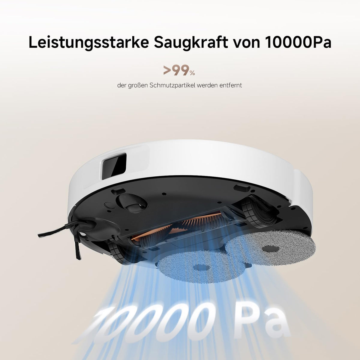 XIAOMI H50 Pro Saugroboter mit Wischfunktion, 15.000 Pa, ausfahrbarer Arm
