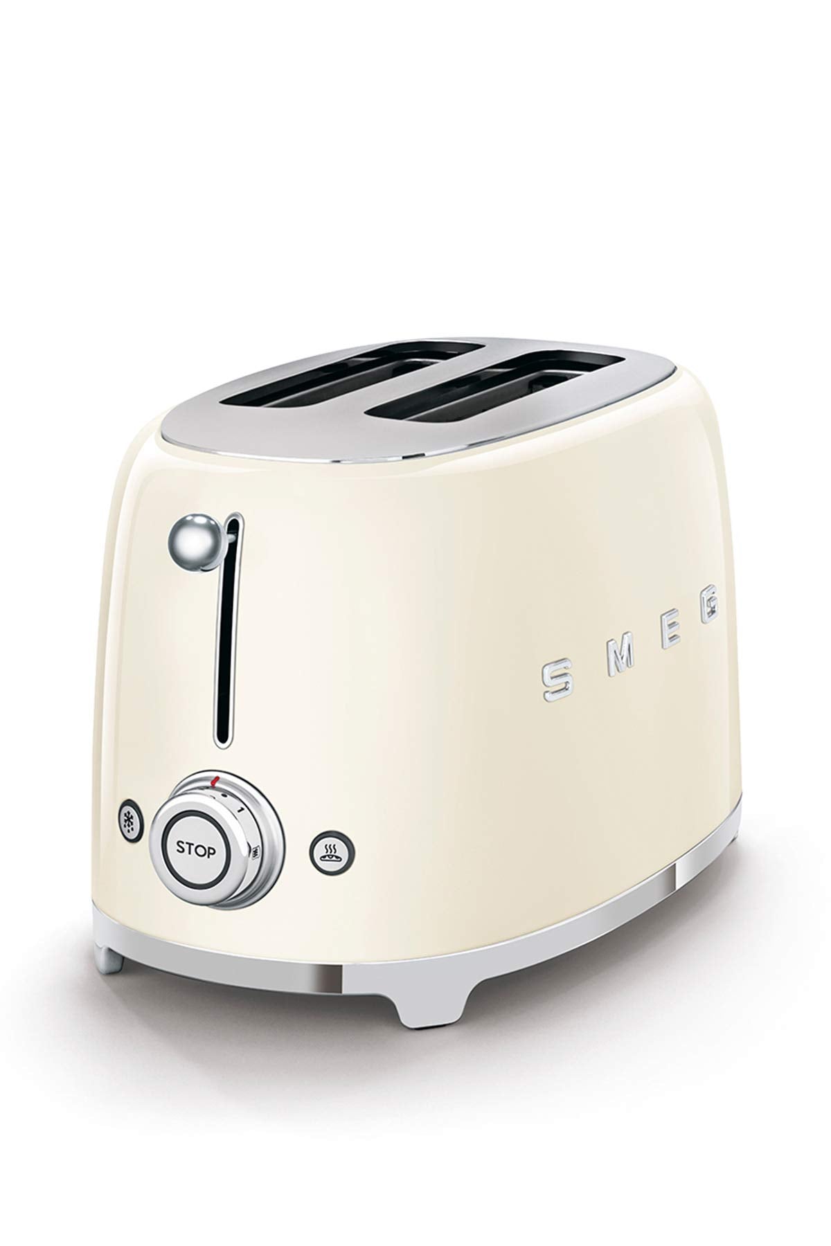 Smeg TSF01MLMEU Toaster 2 Scheiben, 6 Bräunungsstufen, Auftau-/Bagel-Funktion, 950W