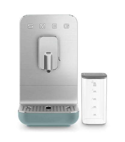 Smeg Kaffeevollautomat BCC13WHMEU Weiß – Espressomaschine mit Milchsystem, Kaffeemühle & Thermoblock