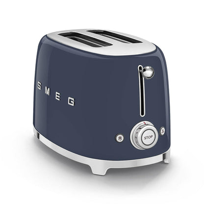 Smeg TSF01MLMEU Toaster 2 Scheiben, 6 Bräunungsstufen, Auftau-/Bagel-Funktion, 950W