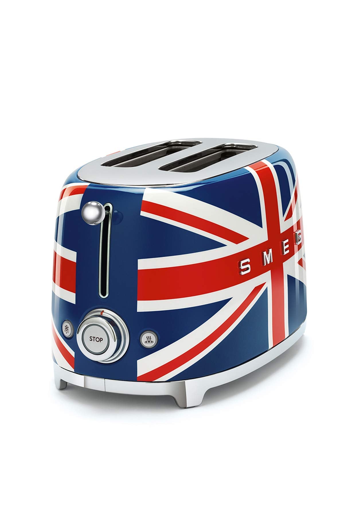 Smeg TSF01MLMEU Toaster 2 Scheiben, 6 Bräunungsstufen, Auftau-/Bagel-Funktion, 950W