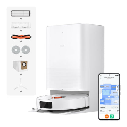 XIAOMI H50 Pro Saugroboter mit Wischfunktion, 15.000 Pa, ausfahrbarer Arm