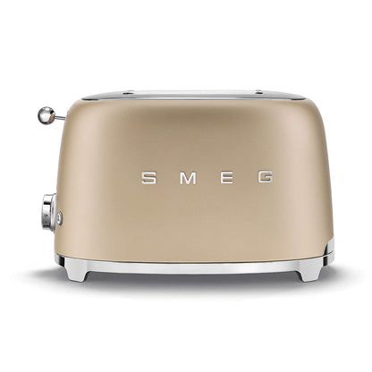Smeg TSF01MLMEU Toaster 2 Scheiben, 6 Bräunungsstufen, Auftau-/Bagel-Funktion, 950W