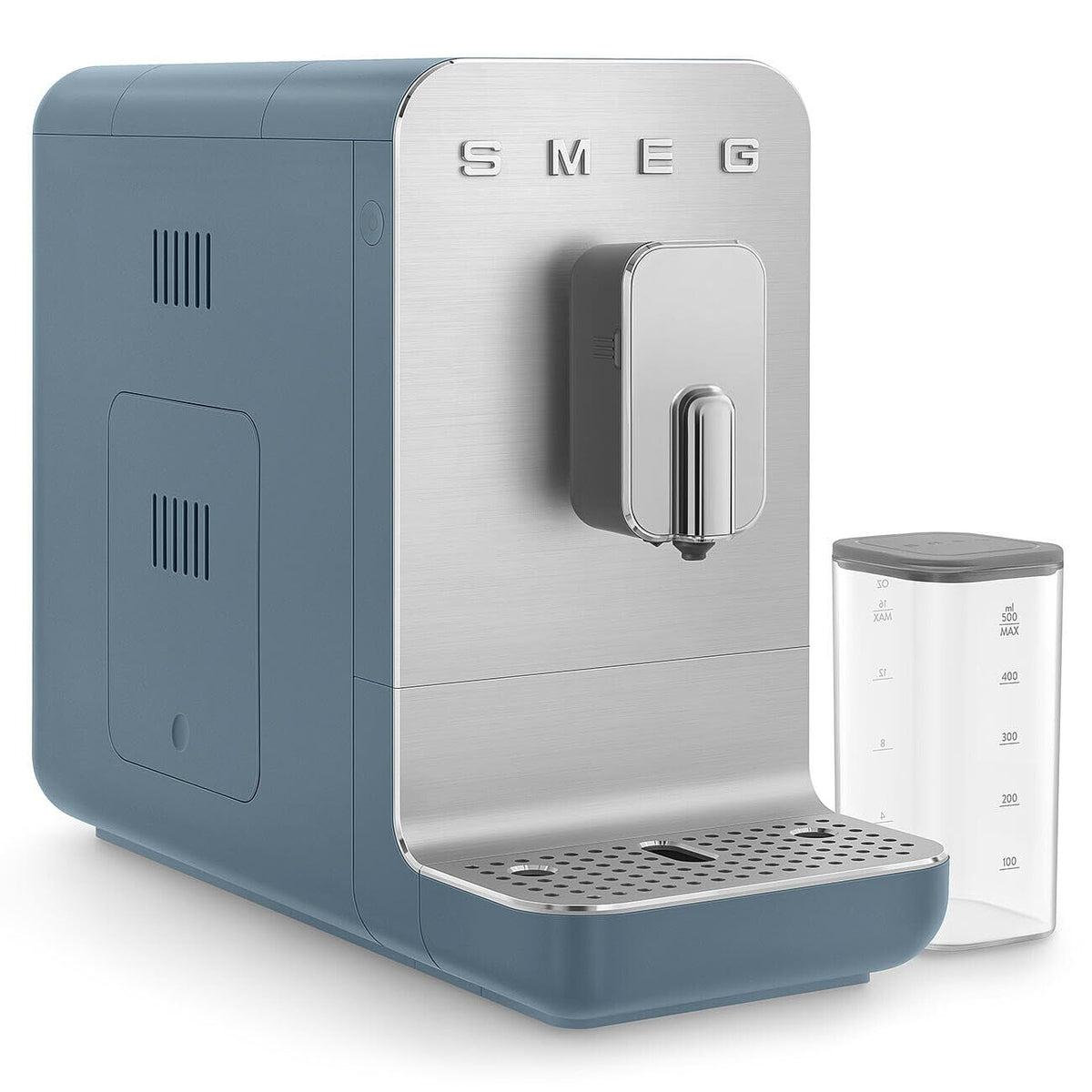 Smeg Kaffeevollautomat BCC13WHMEU Weiß – Espressomaschine mit Milchsystem, Kaffeemühle & Thermoblock