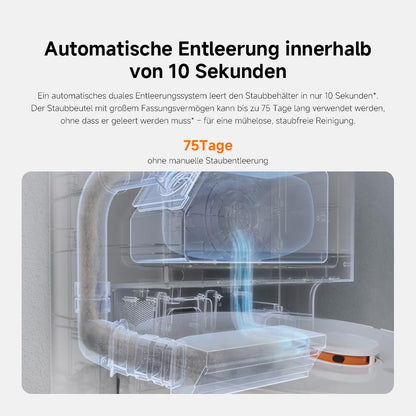 XIAOMI H50 Pro Saugroboter mit Wischfunktion, 15.000 Pa, ausfahrbarer Arm