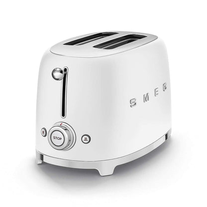 Smeg TSF01MLMEU Toaster 2 Scheiben, 6 Bräunungsstufen, Auftau-/Bagel-Funktion, 950W