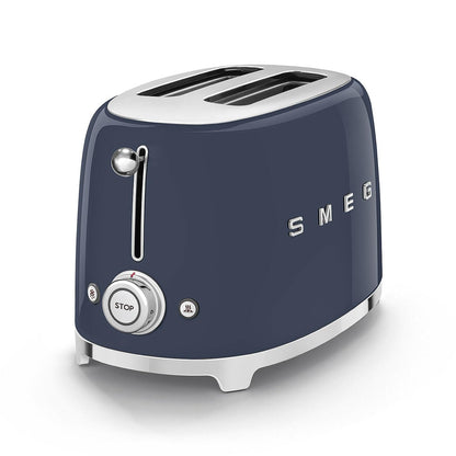 Smeg TSF01MLMEU Toaster 2 Scheiben, 6 Bräunungsstufen, Auftau-/Bagel-Funktion, 950W