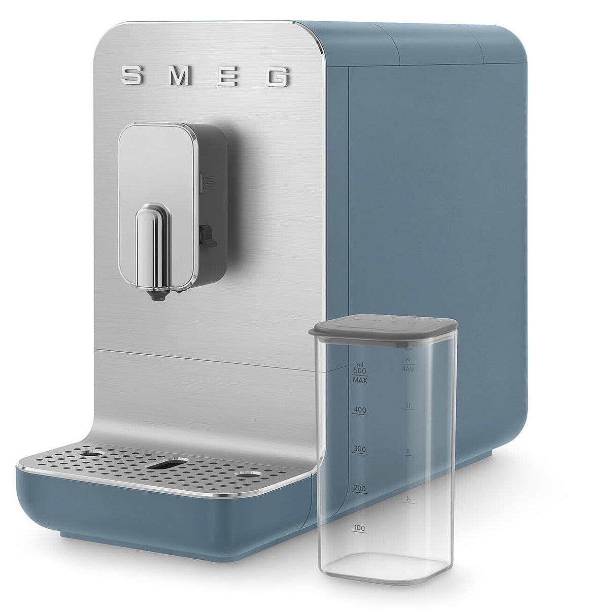 Smeg Kaffeevollautomat BCC13WHMEU Weiß – Espressomaschine mit Milchsystem, Kaffeemühle & Thermoblock