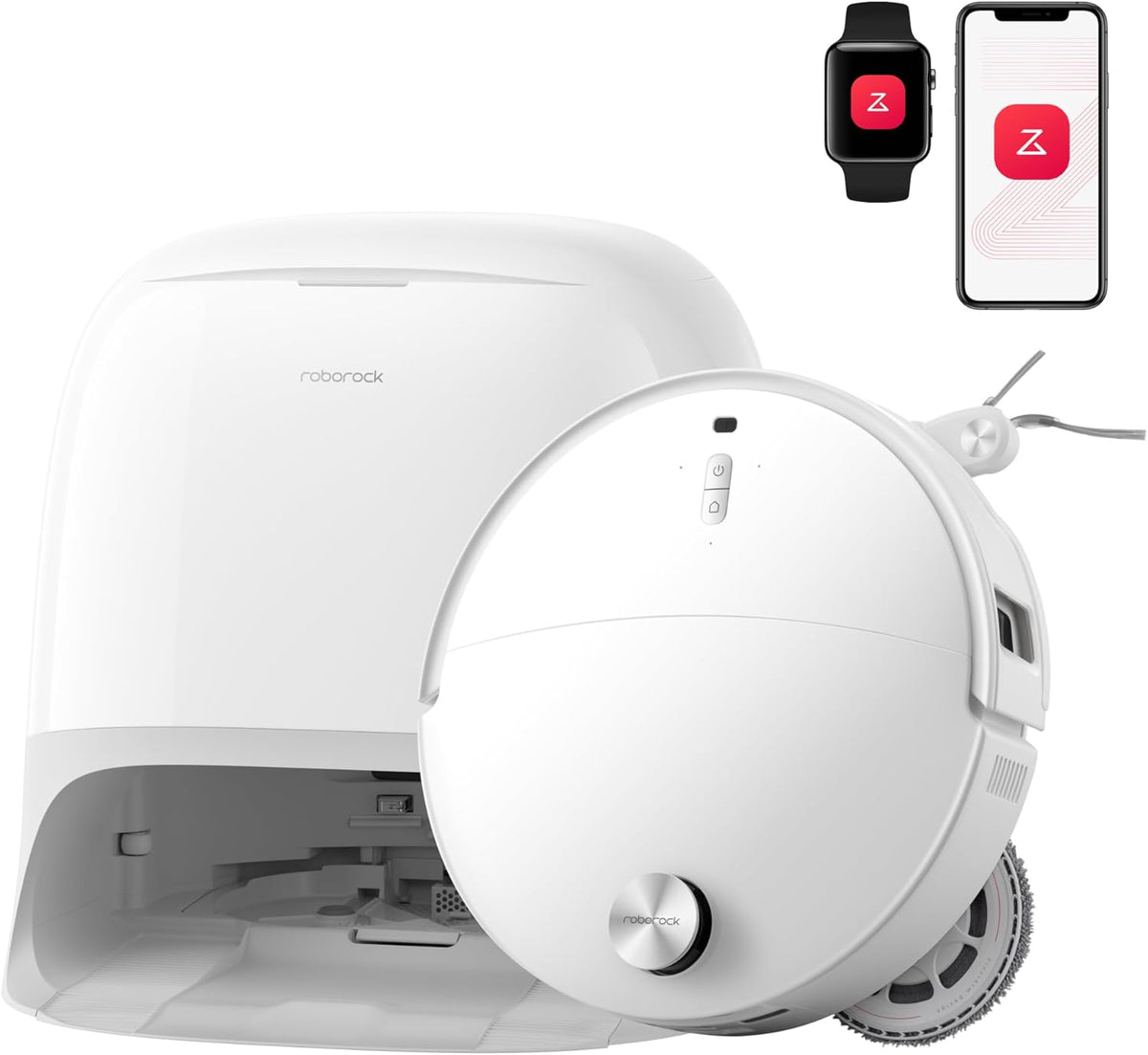 roborock Qrevo Curv 2 Pro Saugroboter mit Wischfunktion&Hebarem Wischmopp