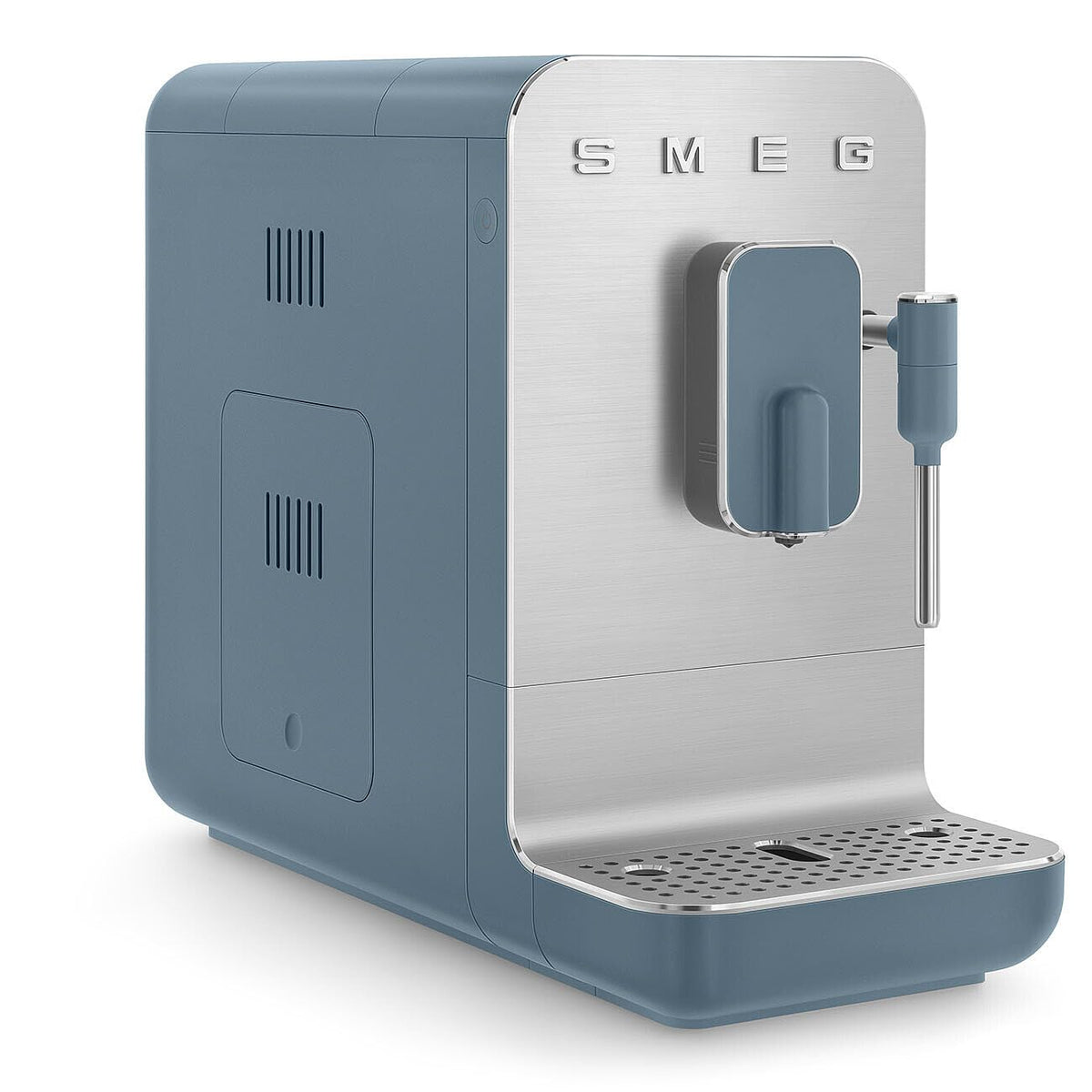 Smeg BCC12BLMEU Espressomaschine mit Kaffeemühle, Thermoblock-System, Milchaufschäumer, 1,4L Tank