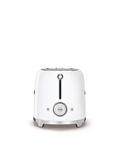 Smeg TSF01MLMEU Toaster 2 Scheiben, 6 Bräunungsstufen, Auftau-/Bagel-Funktion, 950W