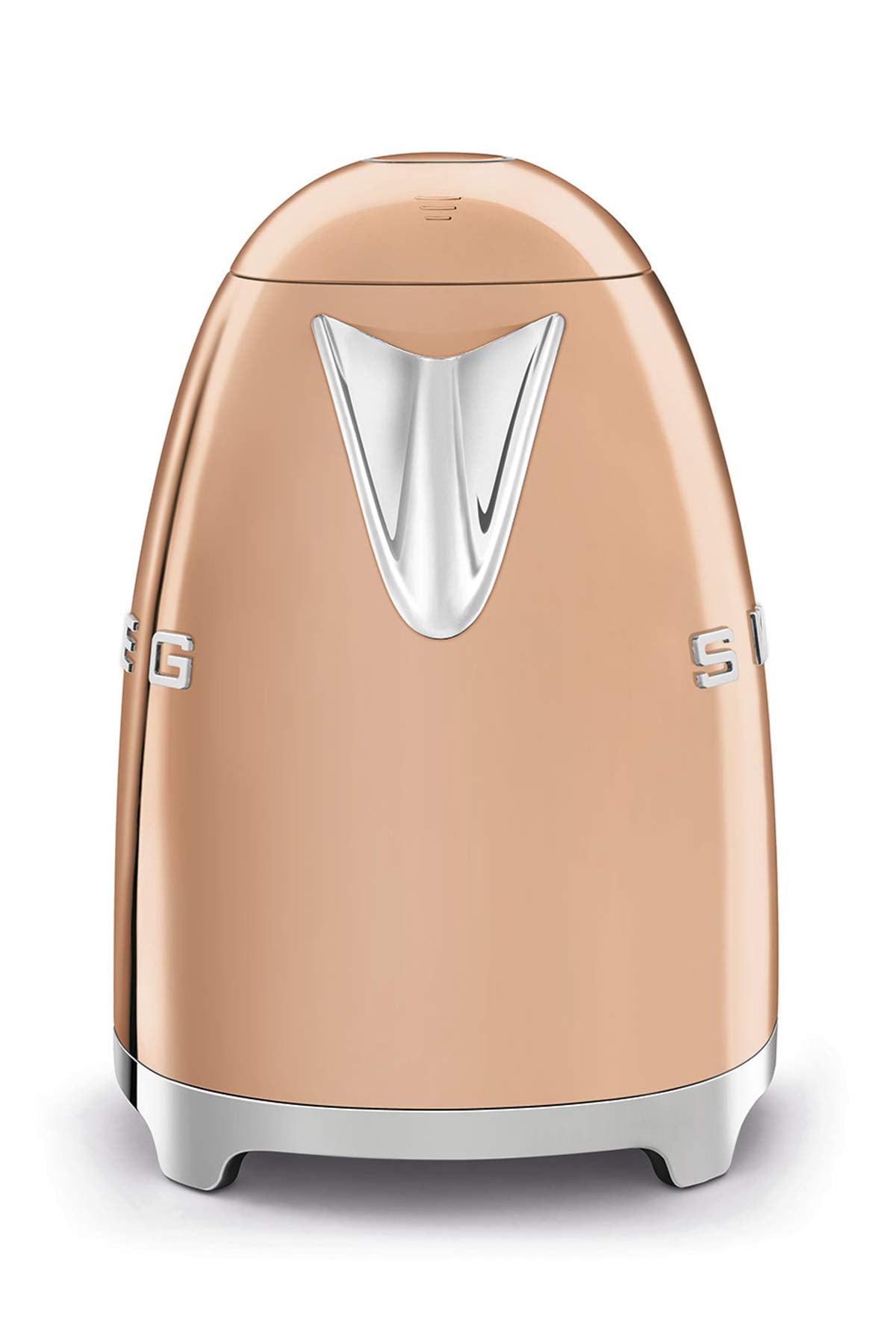 Smeg Wasserkocher 1,7L mit variabler Temperaturwahl 50-100°C, Edelstahl, Soft-Opening, Anti-Kalk-Filter