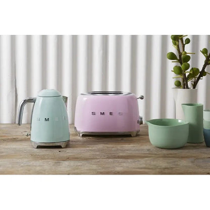 Smeg TSF01MLMEU Toaster 2 Scheiben, 6 Bräunungsstufen, Auftau-/Bagel-Funktion, 950W