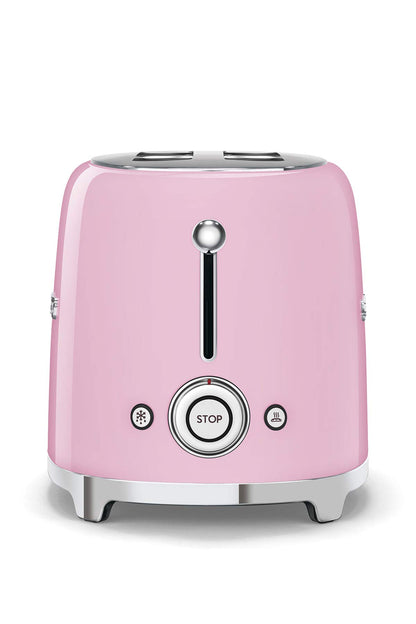 Smeg TSF01MLMEU Toaster 2 Scheiben, 6 Bräunungsstufen, Auftau-/Bagel-Funktion, 950W