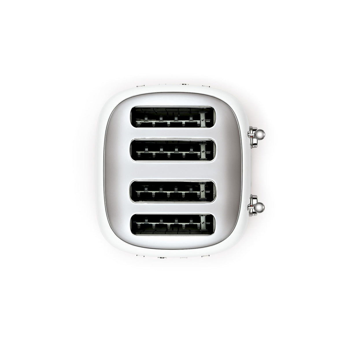 Smeg TSF03CREU Toaster 4 Scheiben, 6 Bräunungsstufen, Auftau- & Bagel-Funktion, 2000W, Creme